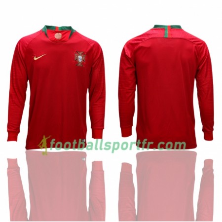 Tenue Portugal Domicile Coupe du monde 2018 Maillot de Foot ML